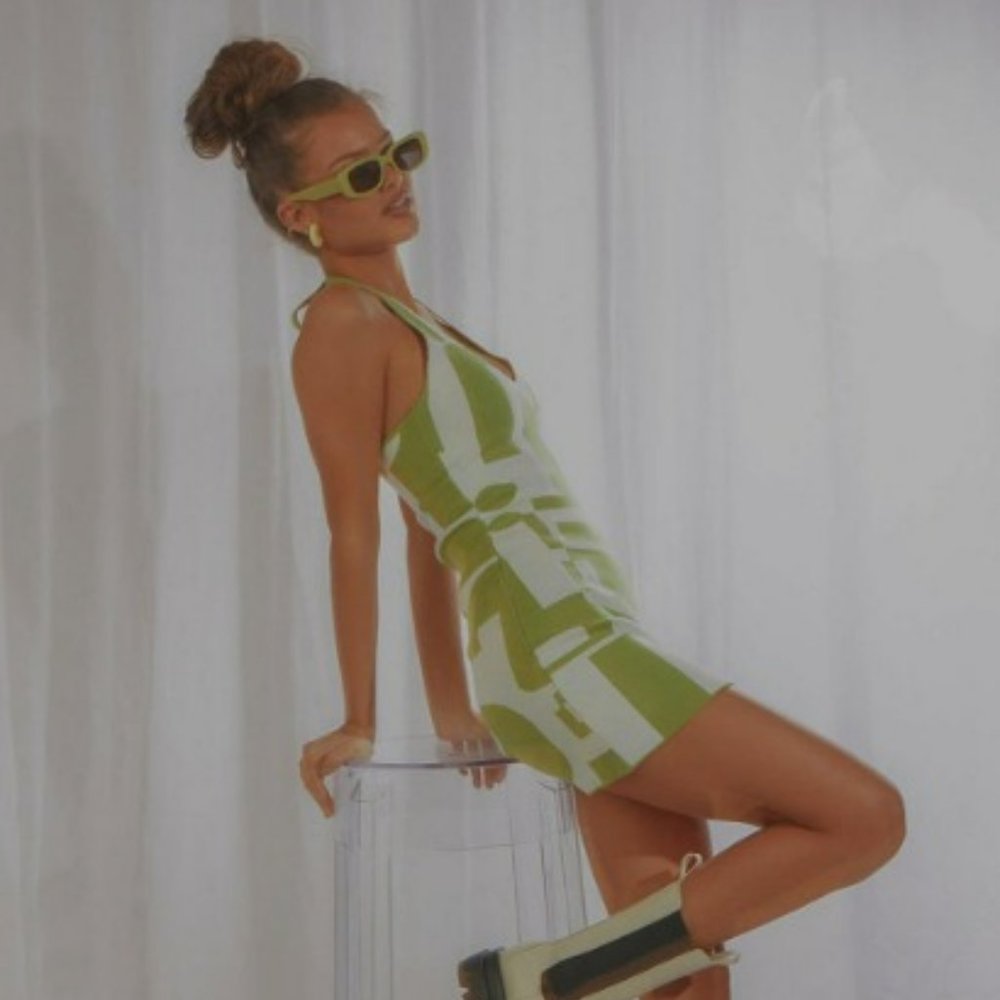 Peppermayo "The Groove" Knit Halter Dress